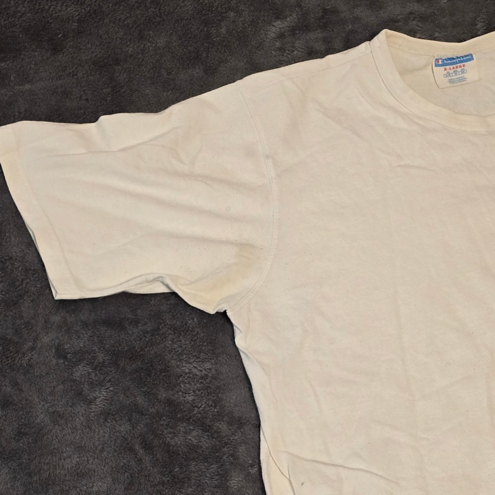 Champion Big C Logo T-Shirt Men's XL White Heritage Jersey‎ Cotton Graphic Tee - Picture 11 of 16